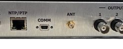 PTP/NTP time server with 10 MHz, IRIG and PPS outputs