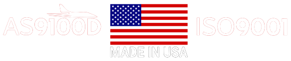 AS9100D, Made in USA and ISO9001 certified